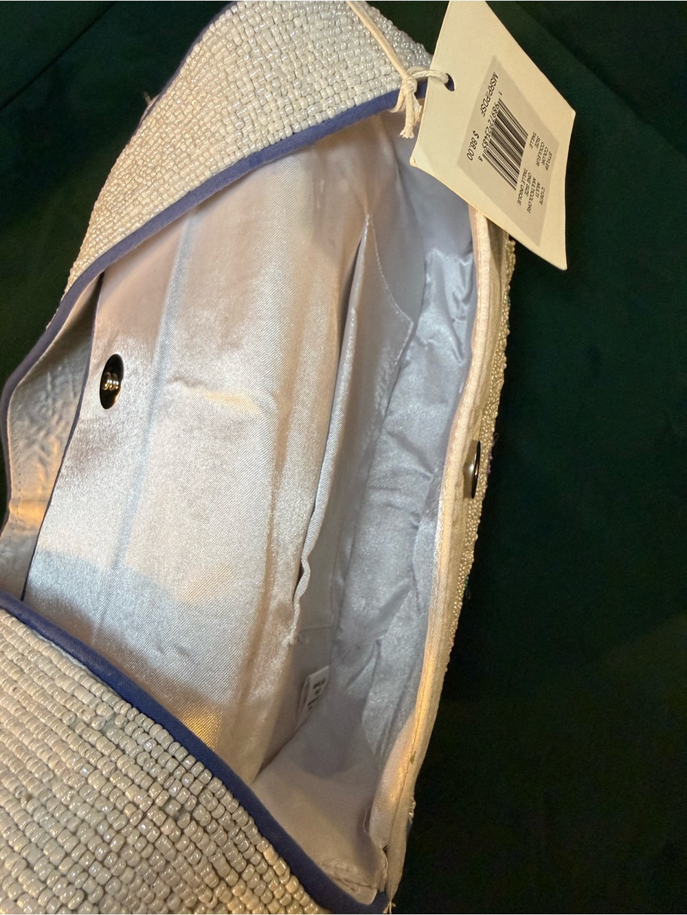 🐠 NWT Sol and Mer Beaded White With Colourful Fish Shoulder Bag - Picture 6 of 7